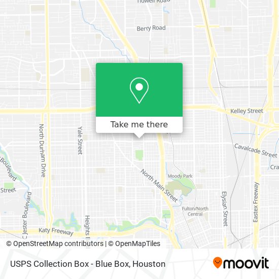 USPS Collection Box - Blue Box map