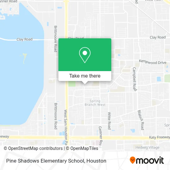 Pine Shadows Elementary School map