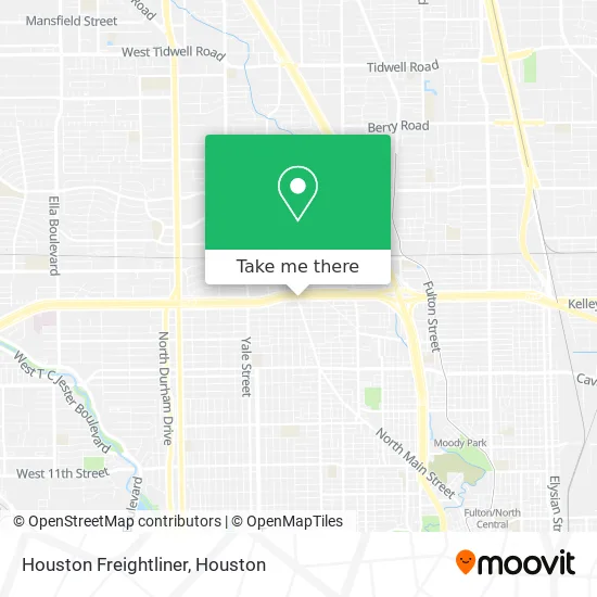 Houston Freightliner map