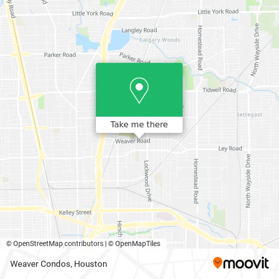 Weaver Condos map