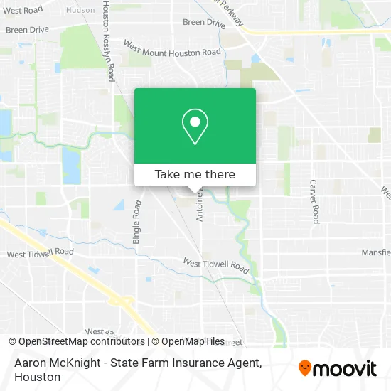 Aaron McKnight - State Farm Insurance Agent map