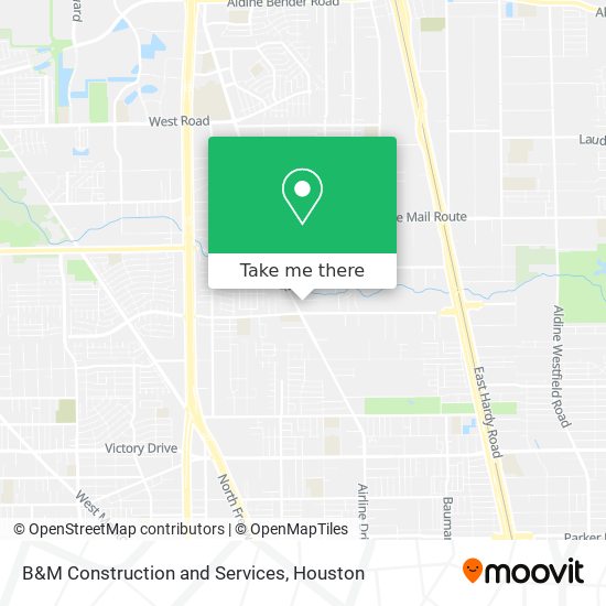 B&M Construction and Services map