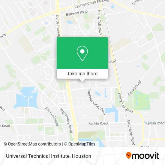 Universal Technical Institute map