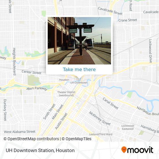 UH Downtown Station map