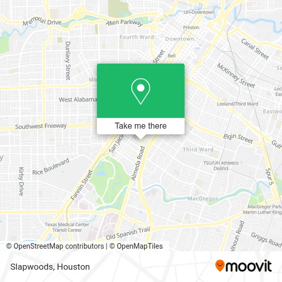 Slapwoods map