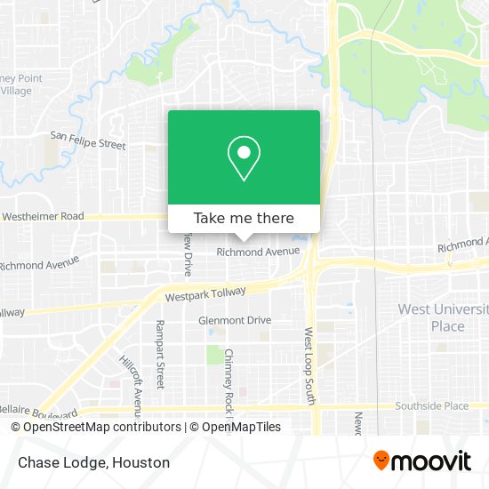 Chase Lodge map