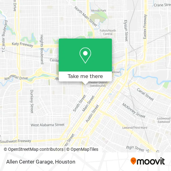 Allen Center Garage map