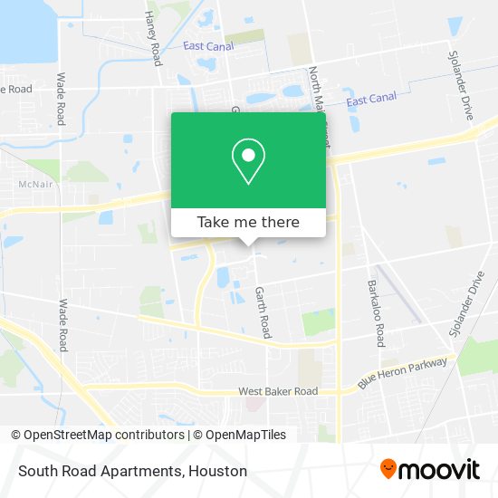 South Road Apartments map