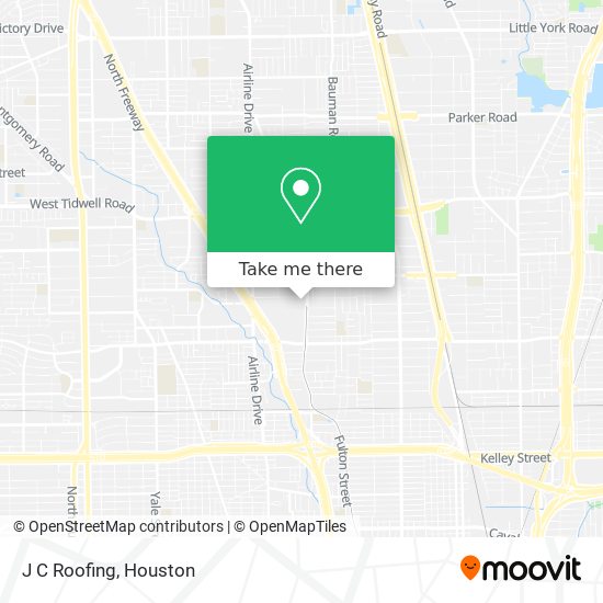 J C Roofing map