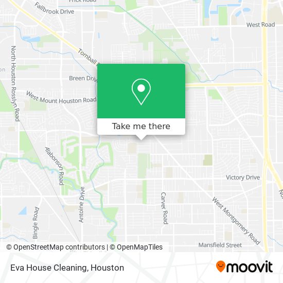 Eva House Cleaning map