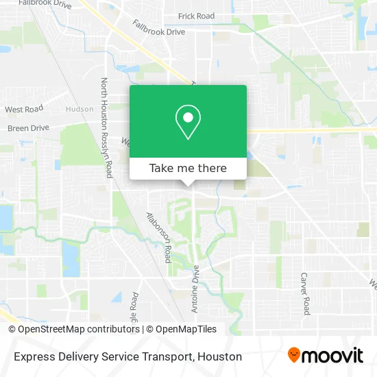Express Delivery Service Transport map