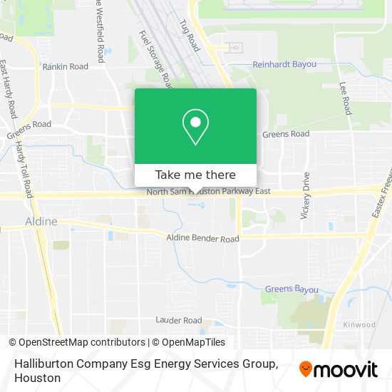 Halliburton Company Esg Energy Services Group map