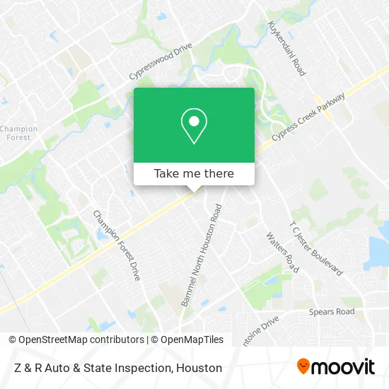 Z & R Auto & State Inspection map