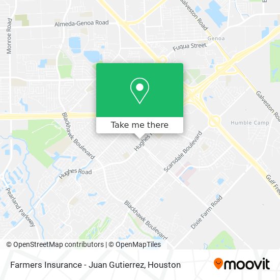 Mapa de Farmers Insurance - Juan Gutierrez