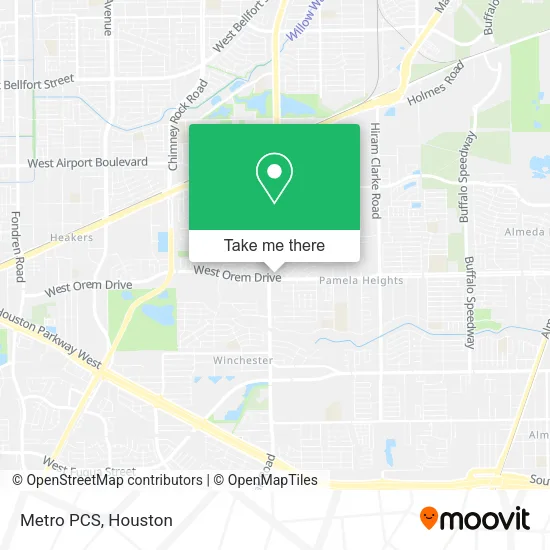 Metro PCS map