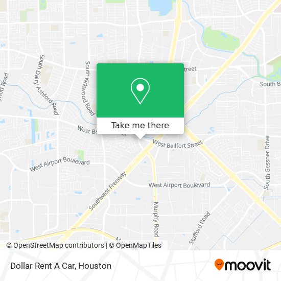 Dollar Rent A Car map