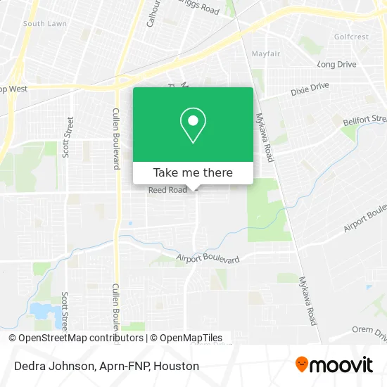 Mapa de Dedra Johnson, Aprn-FNP