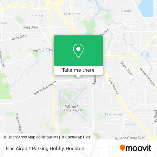 Fine Airport Parking Hobby map