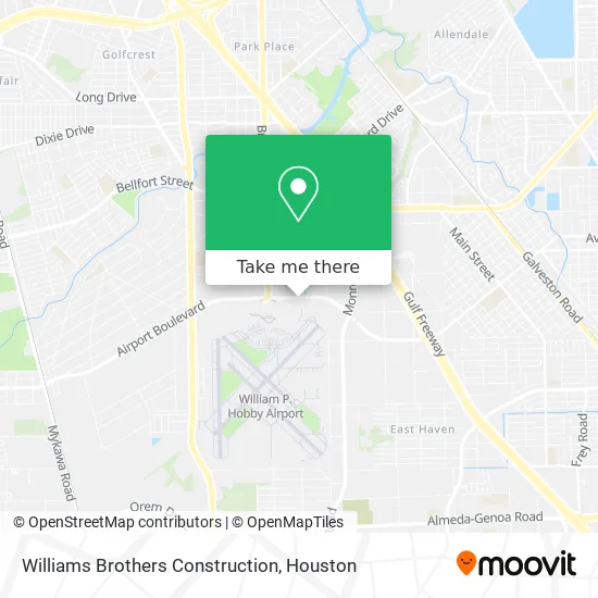 Williams Brothers Construction map