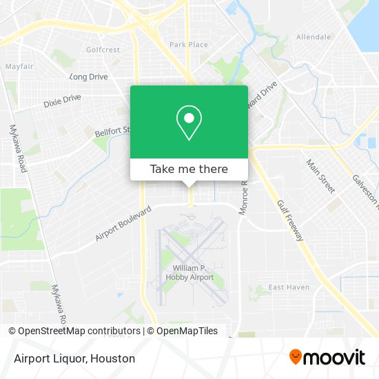 Airport Liquor map