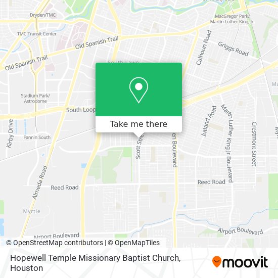 Hopewell Temple Missionary Baptist Church map