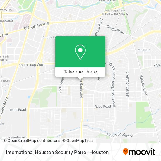 Mapa de International Houston Security Patrol