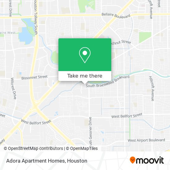Adora Apartment Homes map