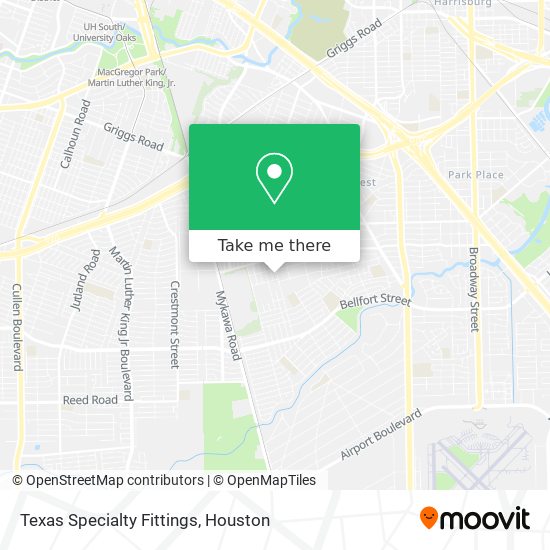 Texas Specialty Fittings map