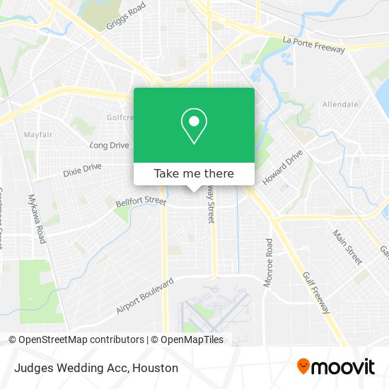 Judges Wedding Acc map