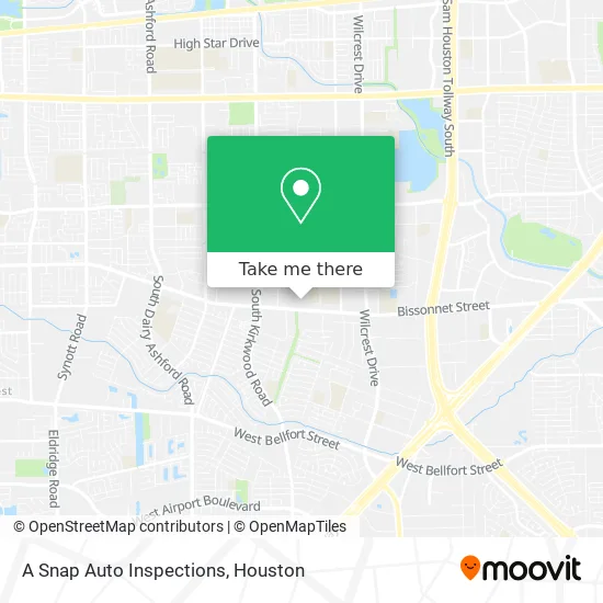 A Snap Auto Inspections map