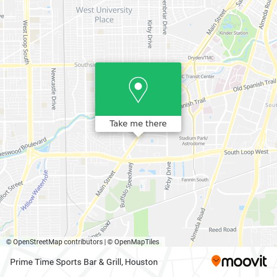 Prime Time Sports Bar & Grill map