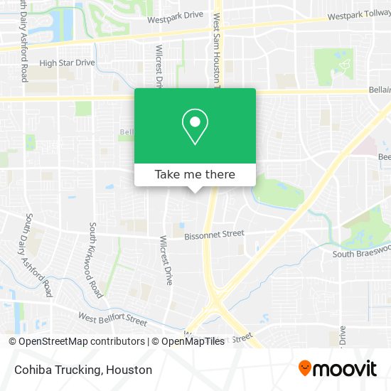 Cohiba Trucking map