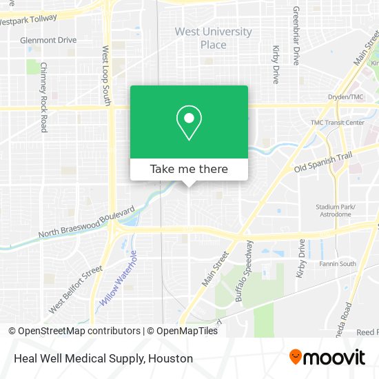 Mapa de Heal Well Medical Supply