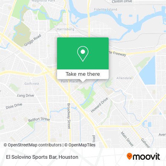 El Solovino Sports Bar map