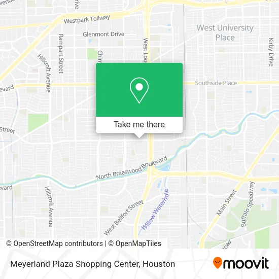 Meyerland Plaza Shopping Center map