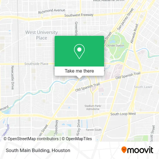 Mapa de South Main Building