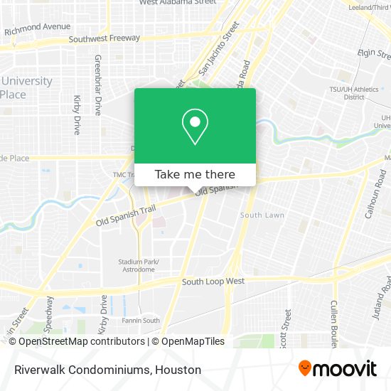 Riverwalk Condominiums map