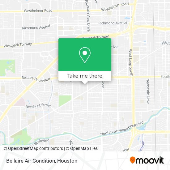 Bellaire Air Condition map