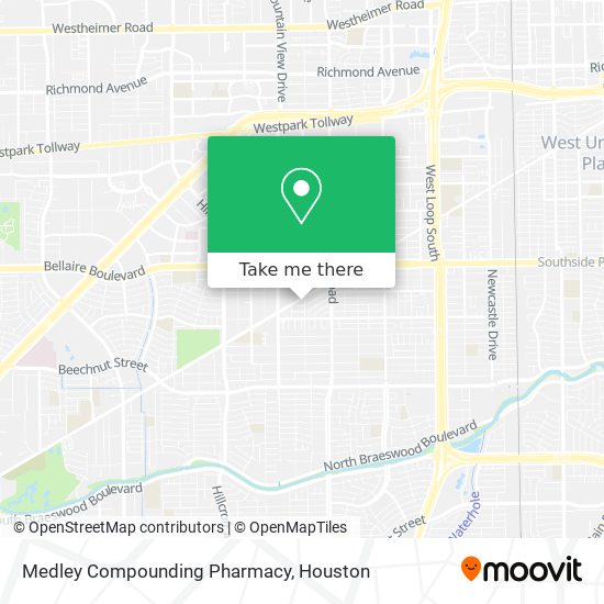 Mapa de Medley Compounding Pharmacy