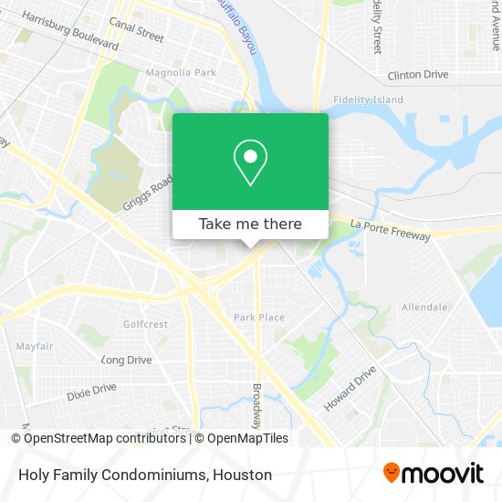 Holy Family Condominiums map