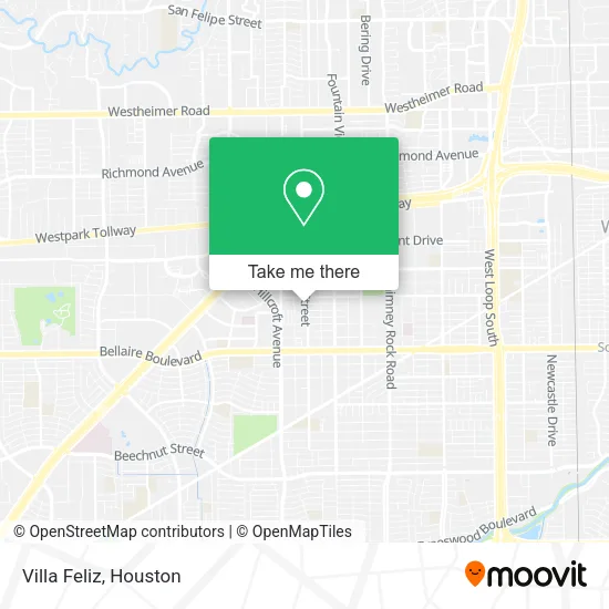 Villa Feliz map