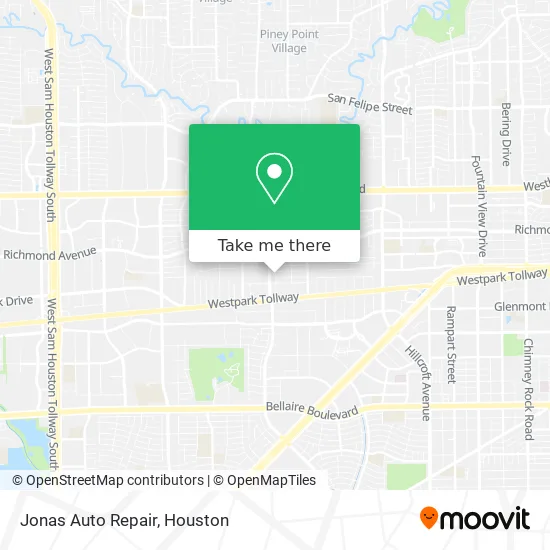 Jonas Auto Repair map