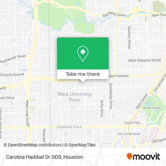 Carolina Haddad Dr DDS map