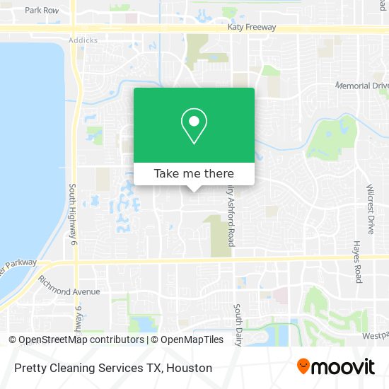 Pretty Cleaning Services TX map