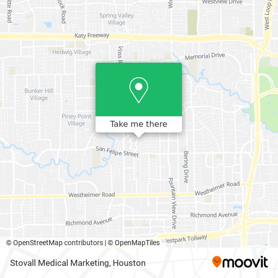 Stovall Medical Marketing map