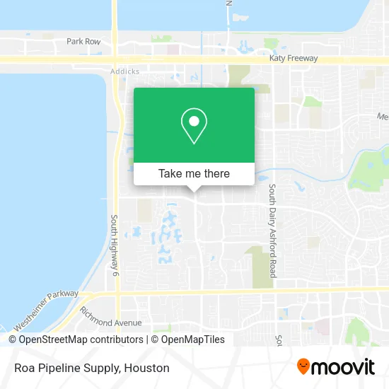 Roa Pipeline Supply map