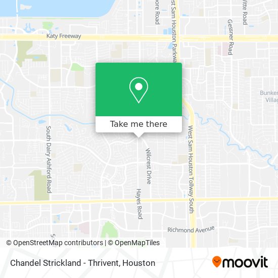 Chandel Strickland - Thrivent map