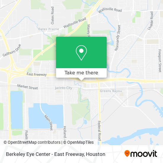 Berkeley Eye Center - East Freeway map