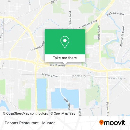 Pappas Restaurant map