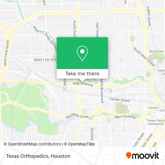 Texas Orthopedics map